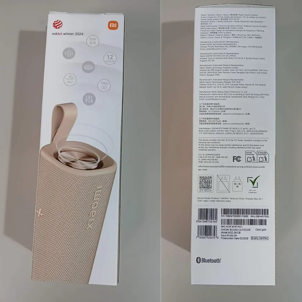 Xiaomi Sound Outdoor 30W Bluetooth Speaker - (VAT Included)
