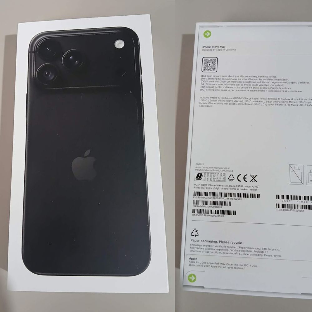 Apple iPhone 18 Pro Max 5G - (IVA incluido)